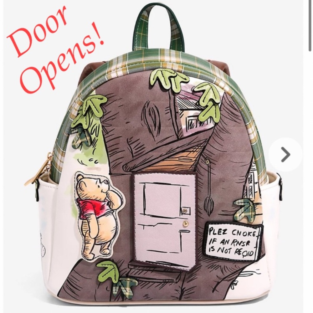 DANIELLE NICOLE DISNEY WINNIE THE POOH Owl’s House Figural MINI BACKPACK!